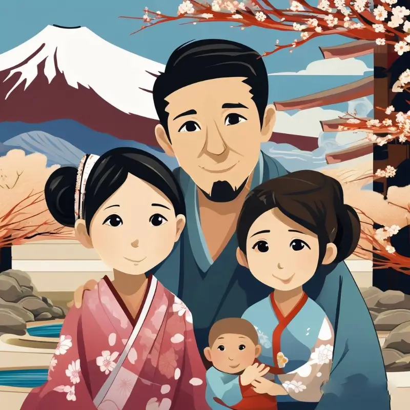a japanese family