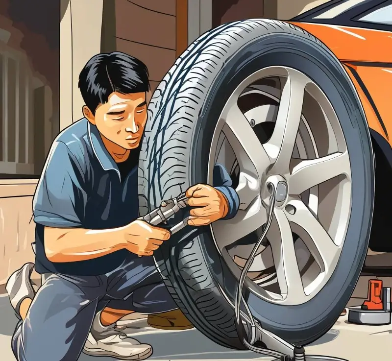 inflate tires
