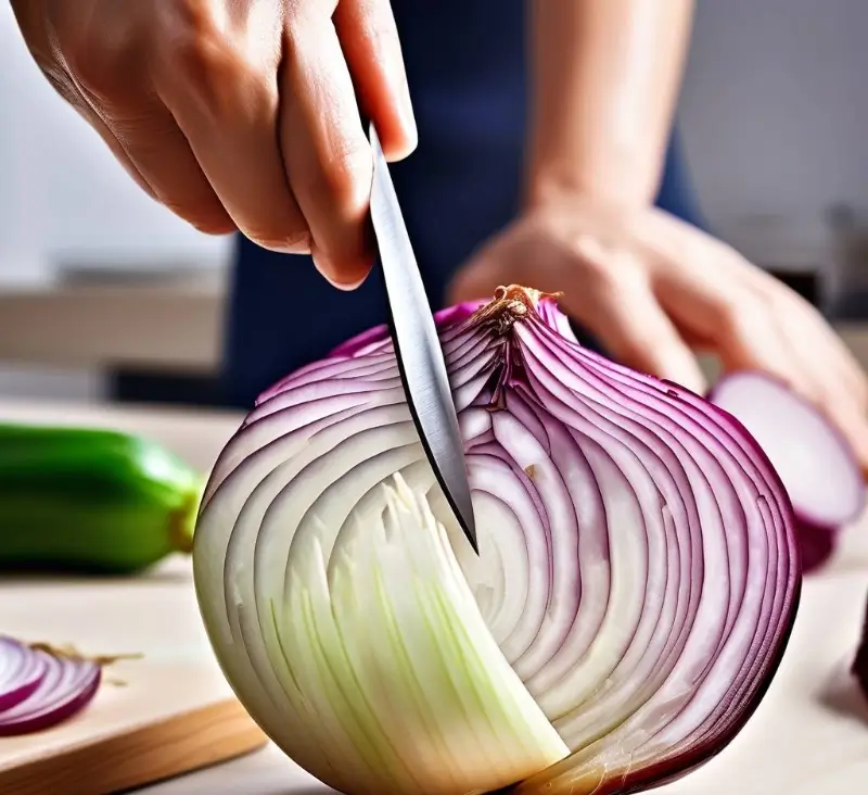cut onions